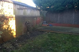 Fencing Nottingham Post & Rail Fence Before Example 3